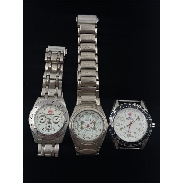 Swiss Watch Lot w/ 2 Watches & 1 Face (2 Made in Japan, 1 Swiss Made)
