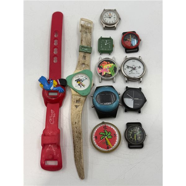 Lot of Novelty Watches & Faces