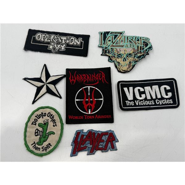 Lot of VTG Band & Motorcycle Patches