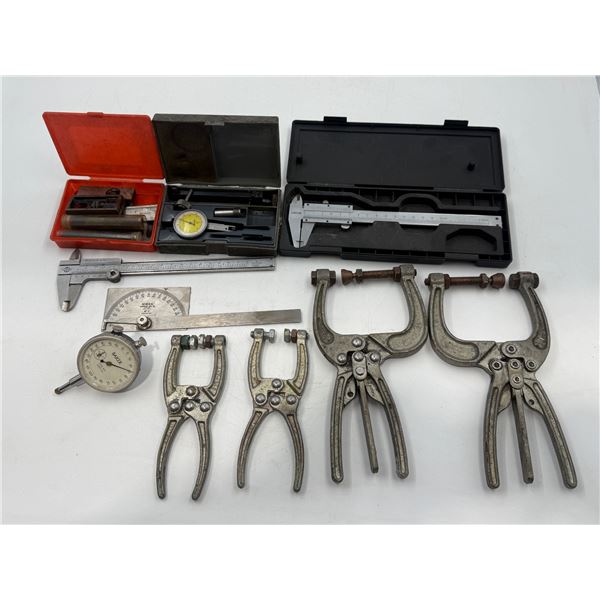Caliper, Clamp, & Gauge Lot