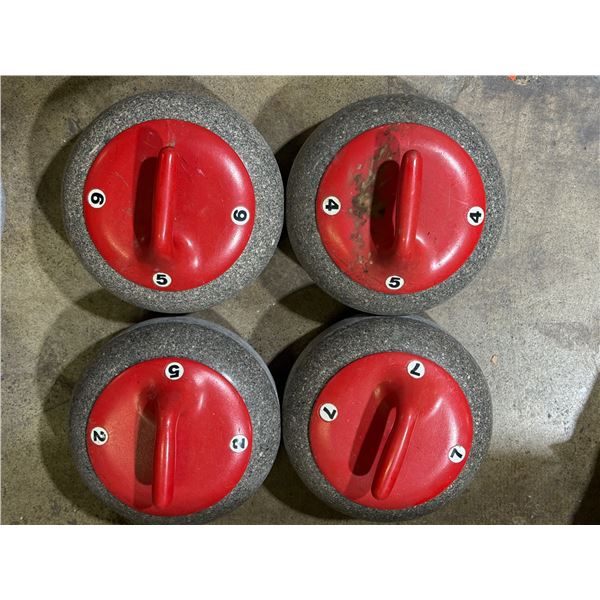 4 Curling Rocks/Stones