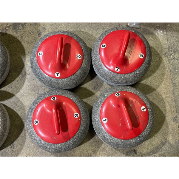 4 Curling Rocks/Stones