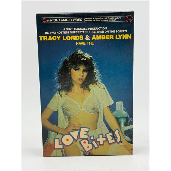 1980s Tracy Lords & Amber Lynn Love Bites Adult VHS