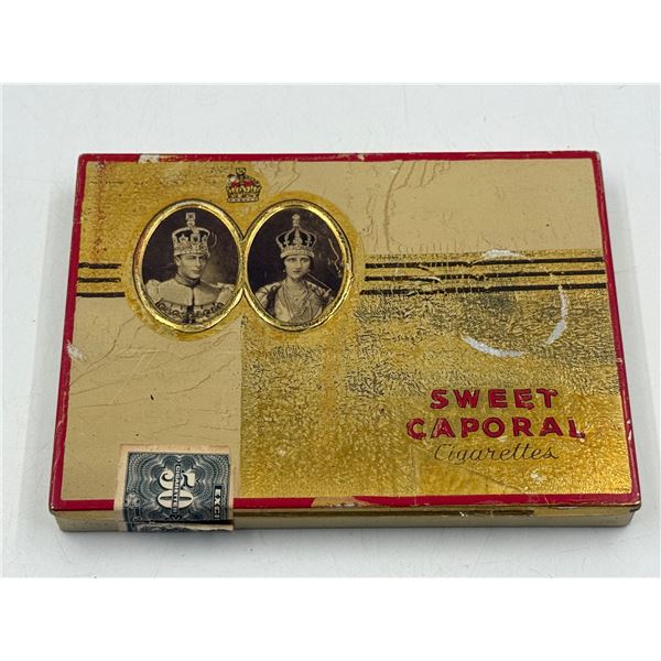 Lot of VTG Sweet Caporal Cigarettes w/ Box