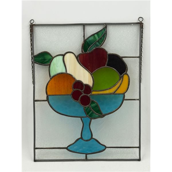Stained Glass Fruit Bowl Decor