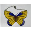 Image 1 : Stained Glass Butterfly Decor