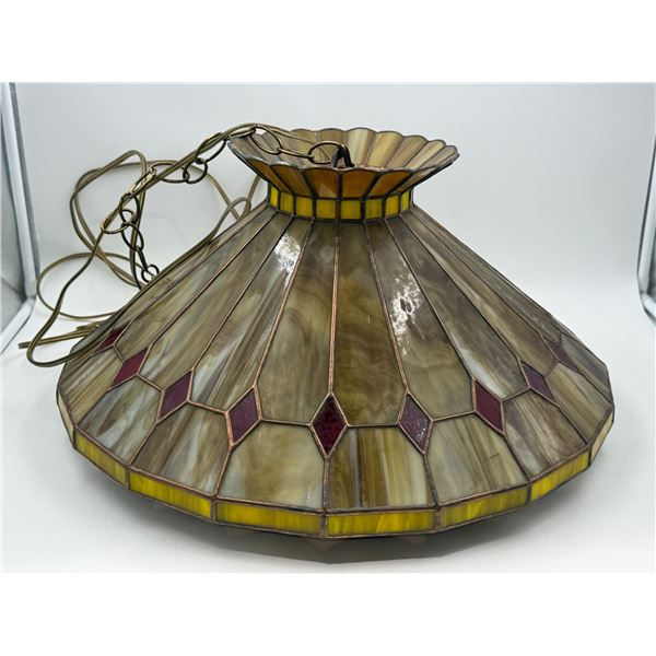 Stained Glass Swag Lamp