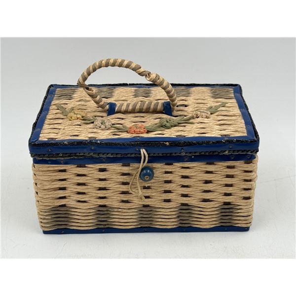 Woven Sewing Basket