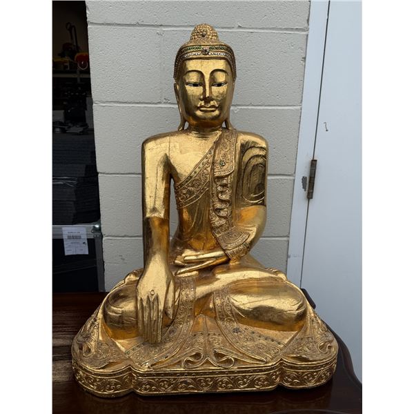 Wooden Thai Buddha Sculpture