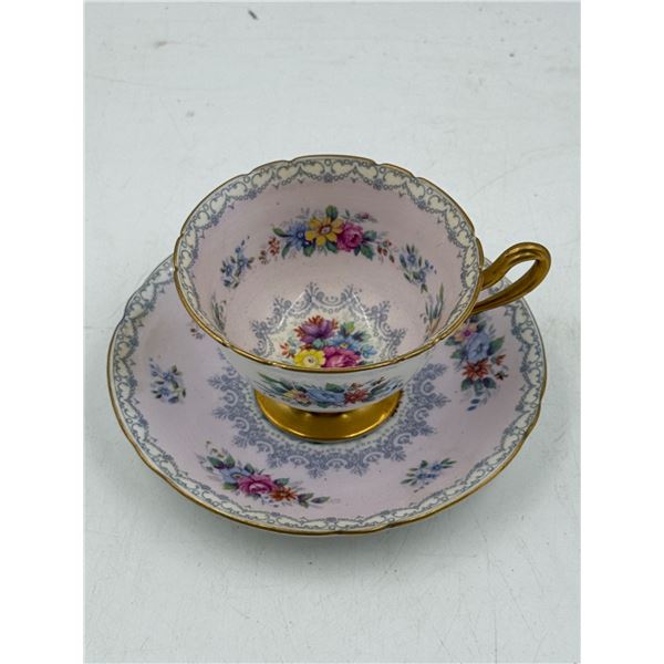 Shelley Fine Bone China Teacup & Saucer Made in England