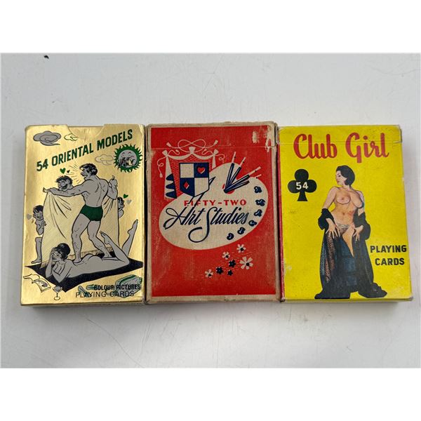 VTG Nude Pin-Up Girl Adult Playing Cards