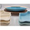Image 2 : VTG Ceramic Lazy Susan Appetizer Tray