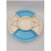 Image 3 : VTG Ceramic Lazy Susan Appetizer Tray