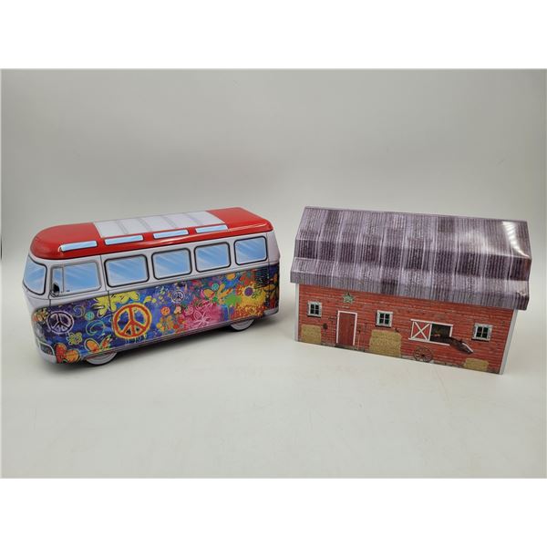 2 Tins Of Puzzles