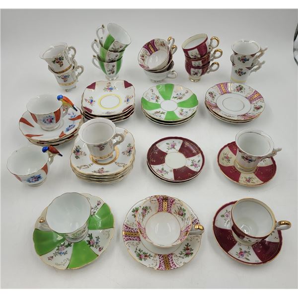 Vintage Japanese Teacups & Saucers