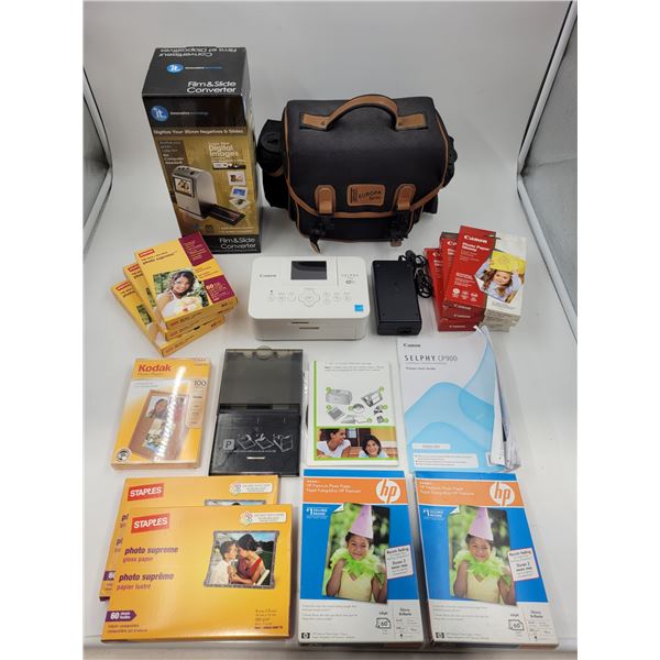 Camera Accessories: Canon Selphy, Camera Bag, Photo Paper, & More