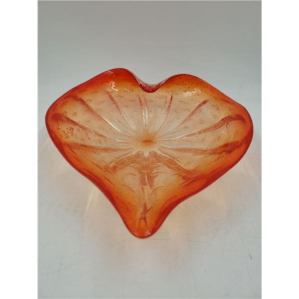 Vintage Art Glass Catch-All Bowl