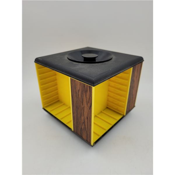 1970s Table Top Rotating Cassette Holder