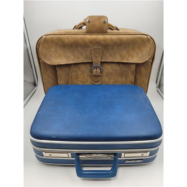 2 Vintage Carry On Luggages (1 Laucentian)
