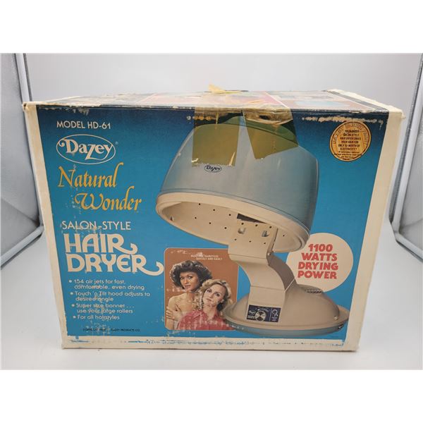 Vintage Dazey Natural Wonder Hair Dryer
