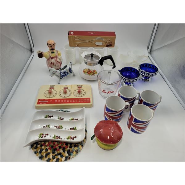 Vintage Dishware: Converter Chart, Mugs, Corning Ware, Milk Glass, & More