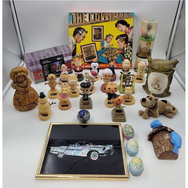 Vintage Variety: Coppersmith Kit, Scooby Bobble Head, Farm Tin Puzzle, & More