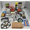 Image 1 : Assorted Tools: Snips, Stapler, Clamp, Multi-Tester, & More
