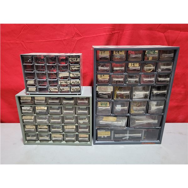 Hardware Organizers Filled With Contents