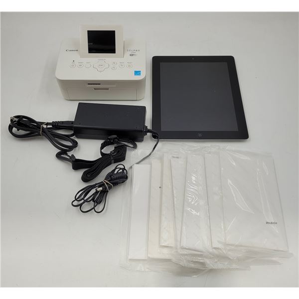 Canon Selphy Printer & Ipad 16gb Tablet