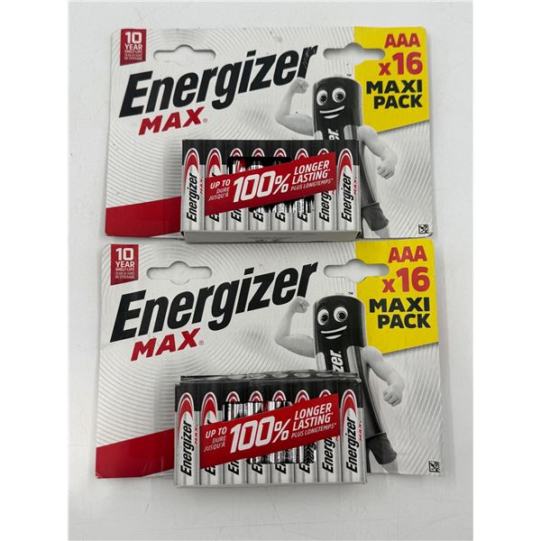 2 New Packs Of AAA Energizer Batteries
