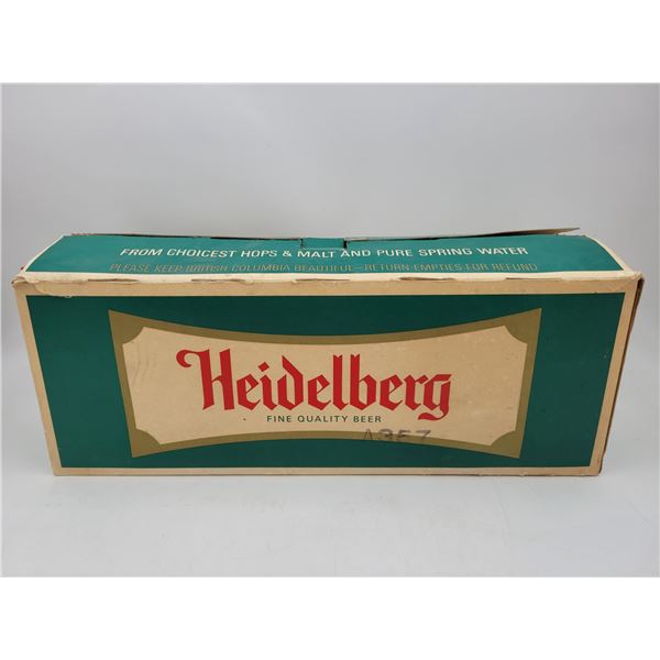 Case Of Vintage Heidelberg Glass Bottles