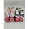 Image 2 : 2 Pairs Of Roxy Shoes: Size 4 & 6.5