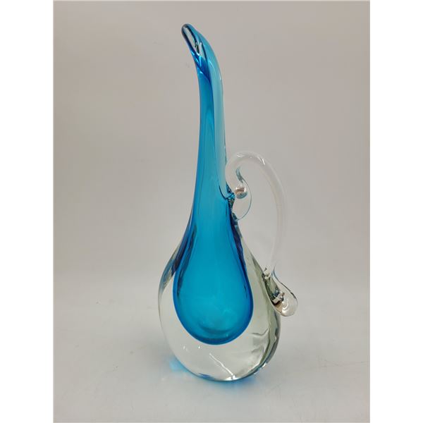 Vintage Art Glass Pitcher