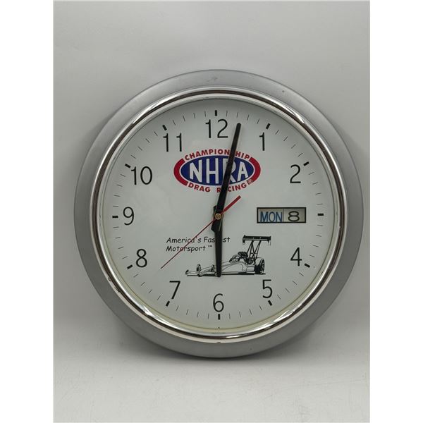 NHRA Advertising Wall Clock