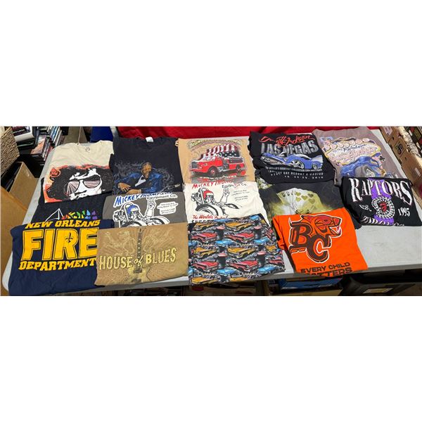 Assorted T-Shirts: Raptors, BC Lions, Barrett-Jackson, & More