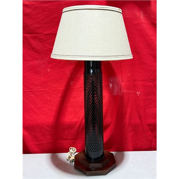 Vintage Trench Art Table Lamp