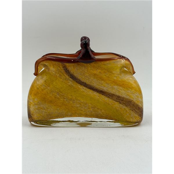 Vintage Murano Glass Purse Vase