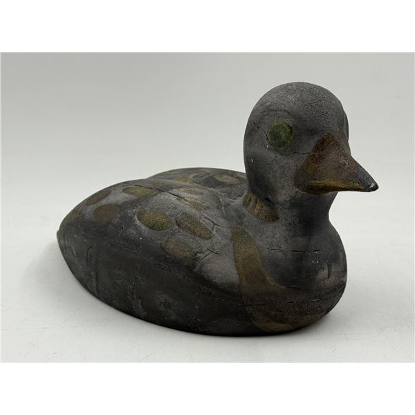1988 Handmade Artist Signed First Nations Themed Duck Figurine