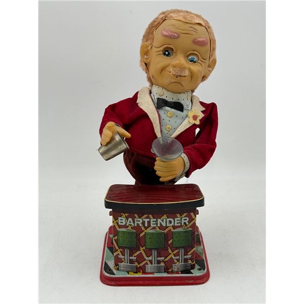 Vintage T.N Bartender Tin Toy