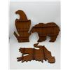 Image 1 : 3 Animal Shaped Collector Spoon Frames