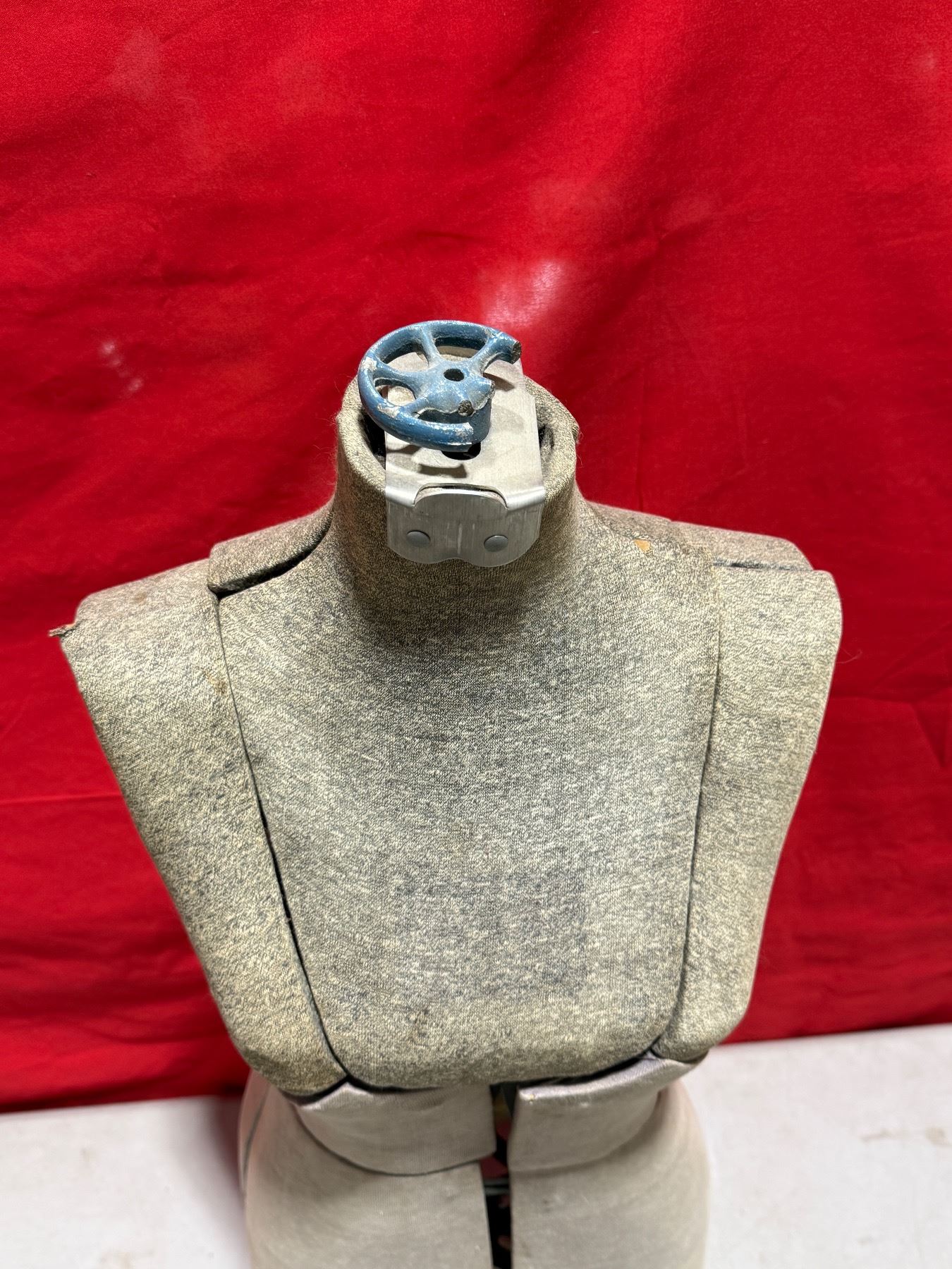 Vintage Cast Iron Dress Form Mannequin