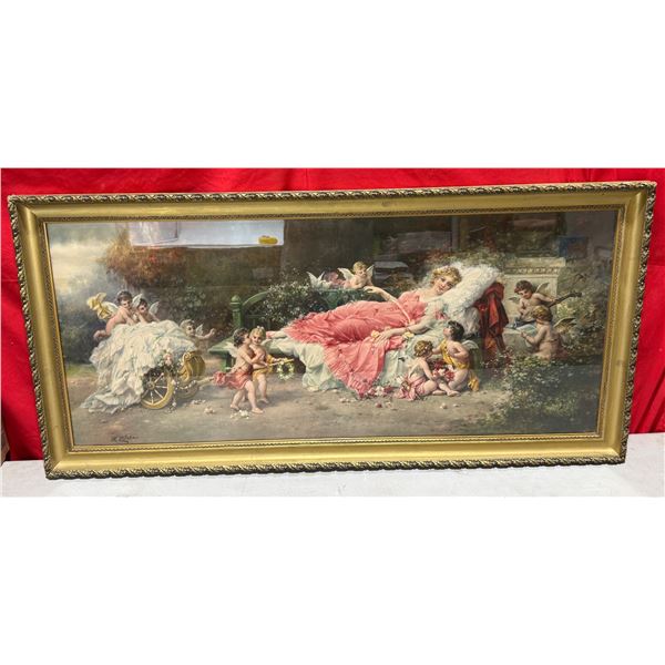 Vintage Iconic Hans Zatzka Print