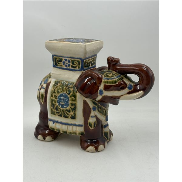 Ceramic Chinese Elephant Planter Stand