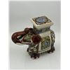 Image 3 : Ceramic Chinese Elephant Planter Stand