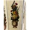 Image 2 : Vintage Hand Painted Floral Room Divider