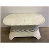 Image 2 : Vintage Handcrafted Rattan Table