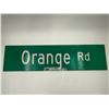 Image 1 : Double Sided Orange Rd Street Sign