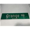 Image 2 : Double Sided Orange Rd Street Sign