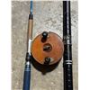 Image 2 : 2 Vintage Fishing Rods (1 With Peetz Reel)