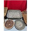 Image 3 : Assorted Wicker Baskets & Trays